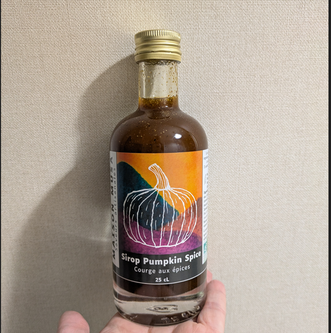 Sirop Pumpkin Spice (bio)
