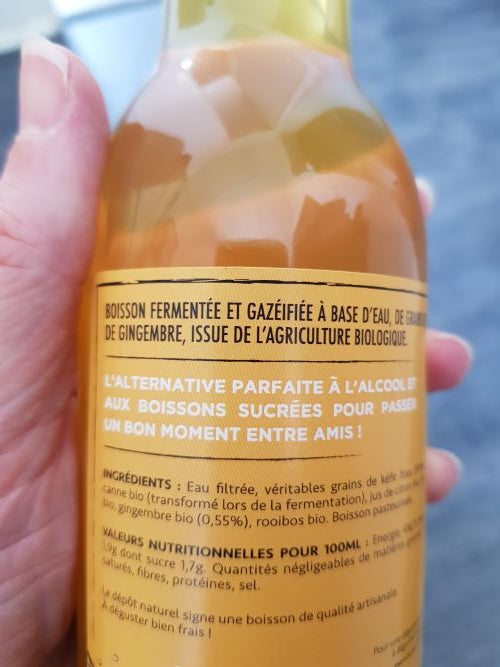 Kéfirade Gingembre - le kéfir piquant 33cL